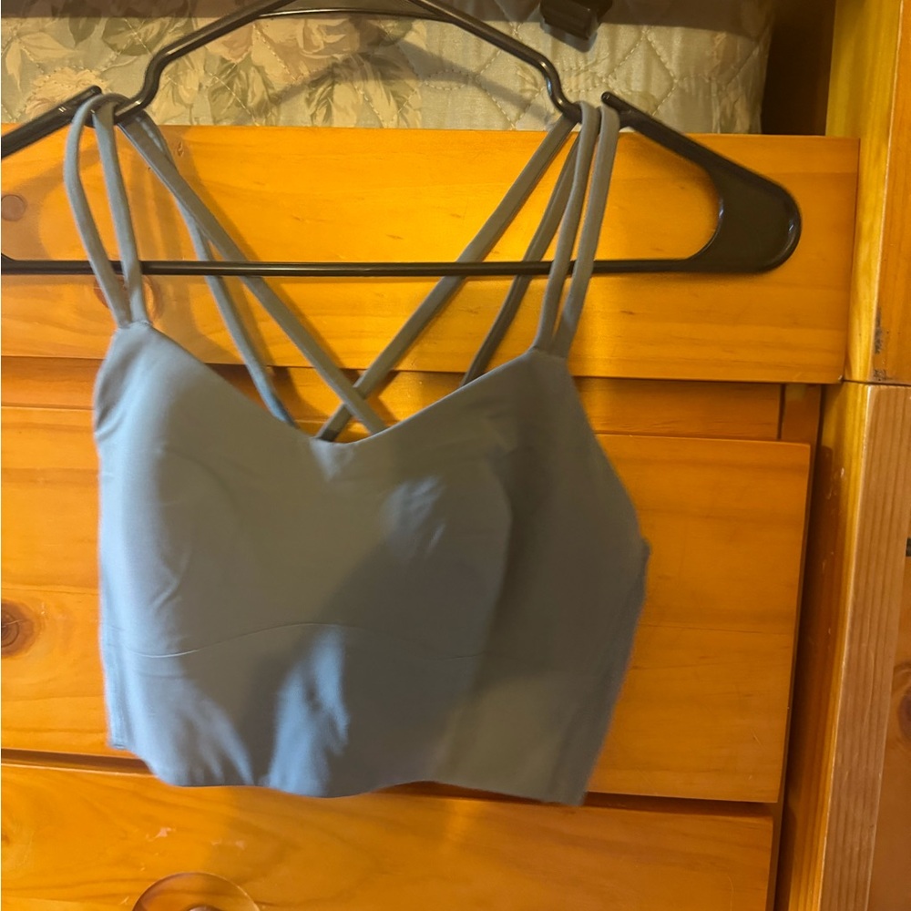 lululemon athletica Like a cloud longline bra Grey sage